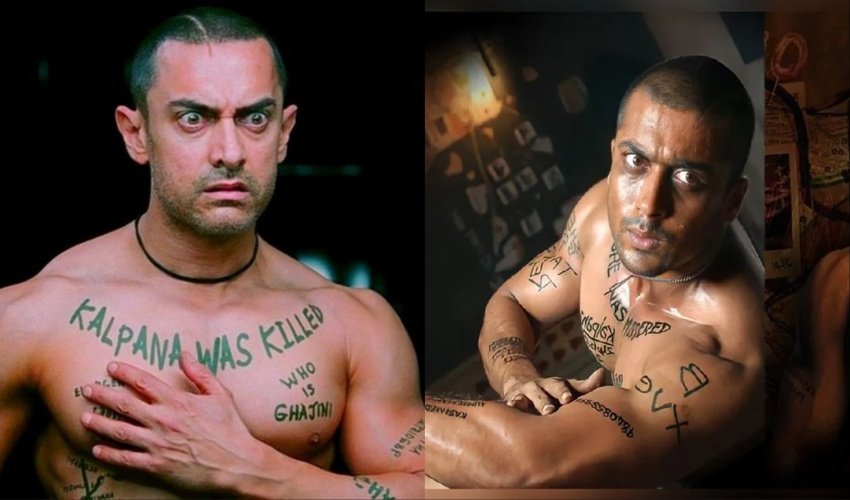 “Ghajini 2” surprises fans: Aamir Khan and Suriya set to film simultaneously for a dual release!