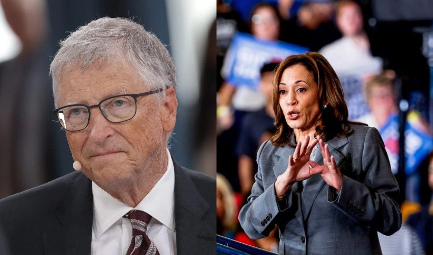 Bill Gates Contributes $50 Million to Kamala Harris’ Presidential Bid