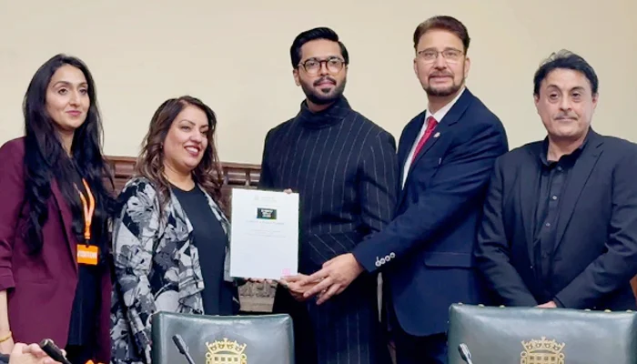 Fahad Mustafa Receives Two Prestigious Awards from UK Parliament