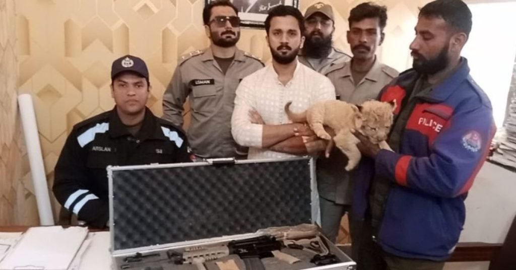 YouTuber Rajab Butt Arrested for Displaying Weapons and Keeping Lion Cub