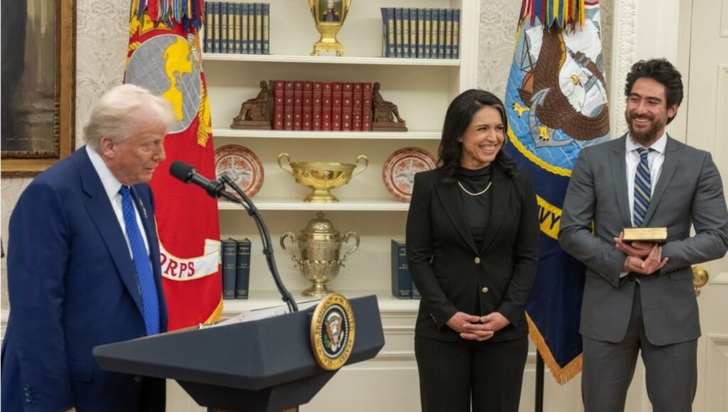 Tulsi Gabbard Takes Oath as Director of National Intelligence After Senate Approval