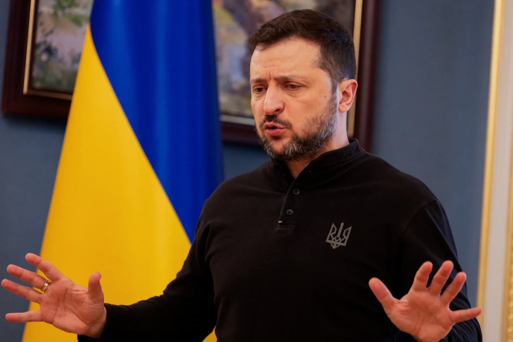 Zelensky Criticizes Trump for Following Russian “Disinformation” Narrative