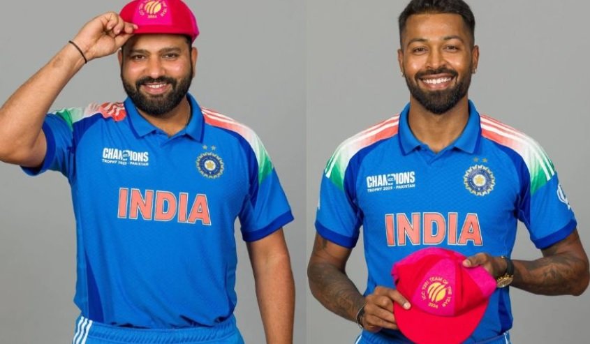 Pakistan appears on the Indian cricket team’s jersey for the ICC Champions Trophy 2025, igniting a debate