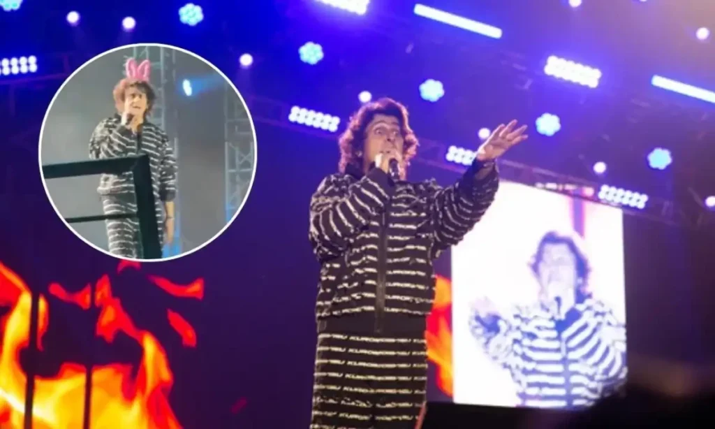 Chaos at Sonu Nigam’s Concert as Crowd Throws Stones and Bottles