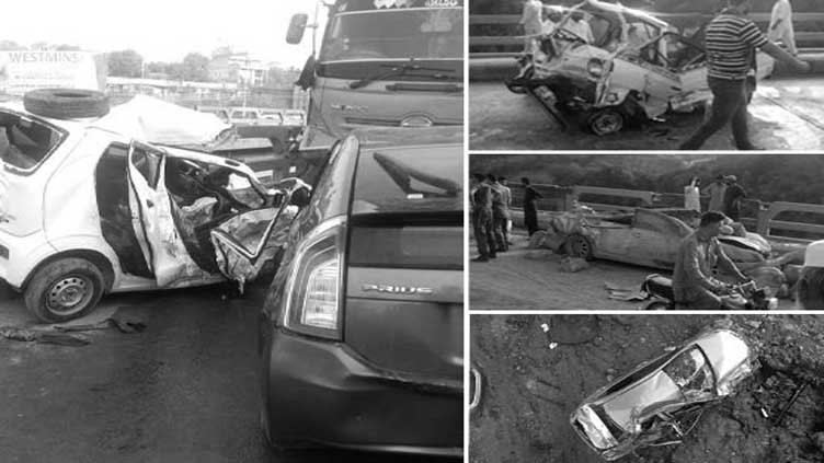 Four Killed, Four Injured as Speeding Dumper Overturns in Federal Capital