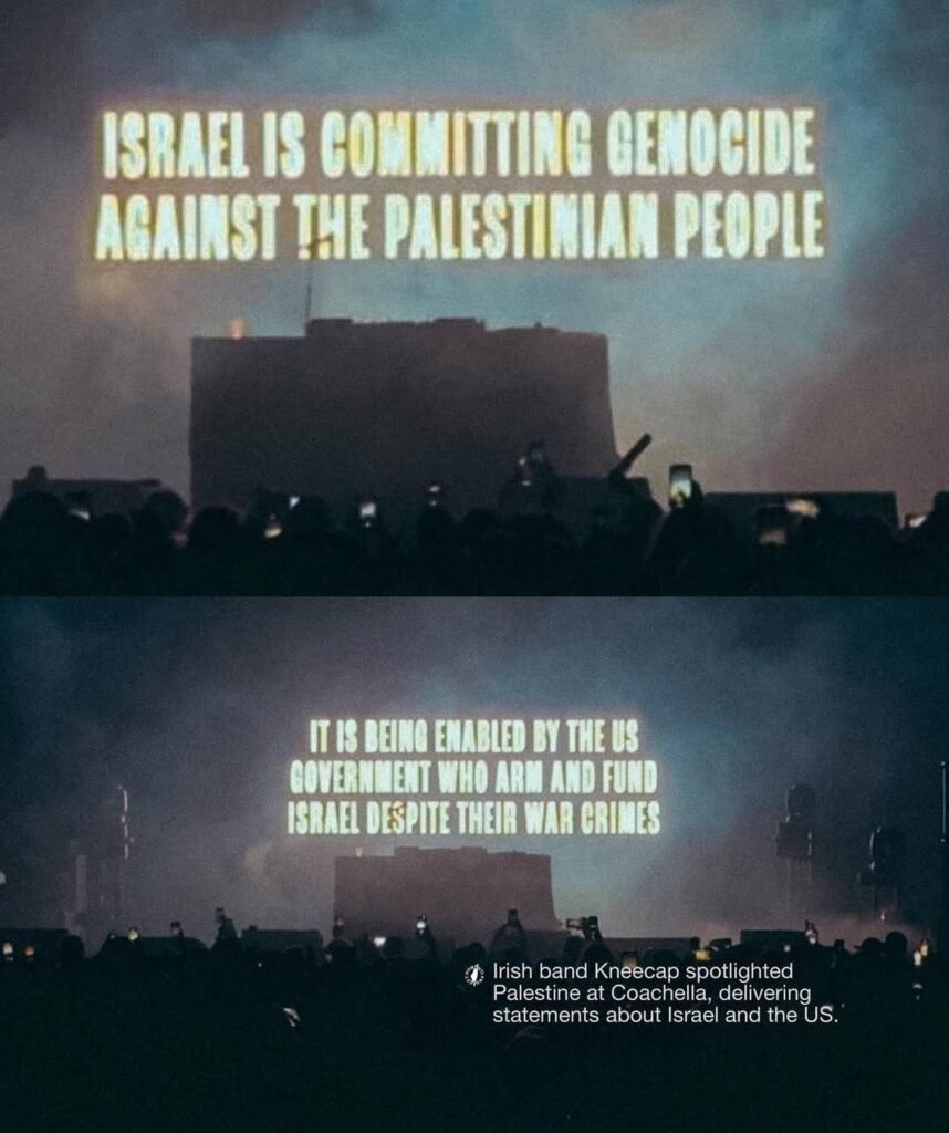 Coachella 2025: Artists Spotlight Gaza Crisis with Bold Onstage Solidarity