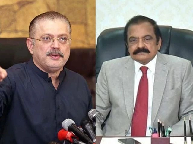 Rana Sanaullah, Sharjeel Memon Agree on Talks to Resolve canal dispute