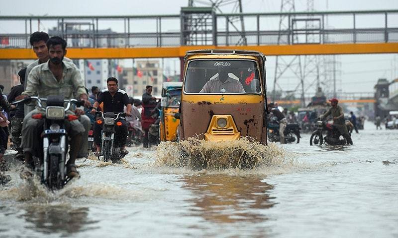 Heavy Monsoon Triggers Urban Flooding Warning in Karachi, Multiple Cities