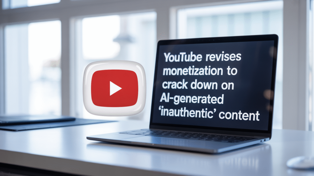 YouTube Updates Monetisation Policy, Mandates AI Content Disclosure