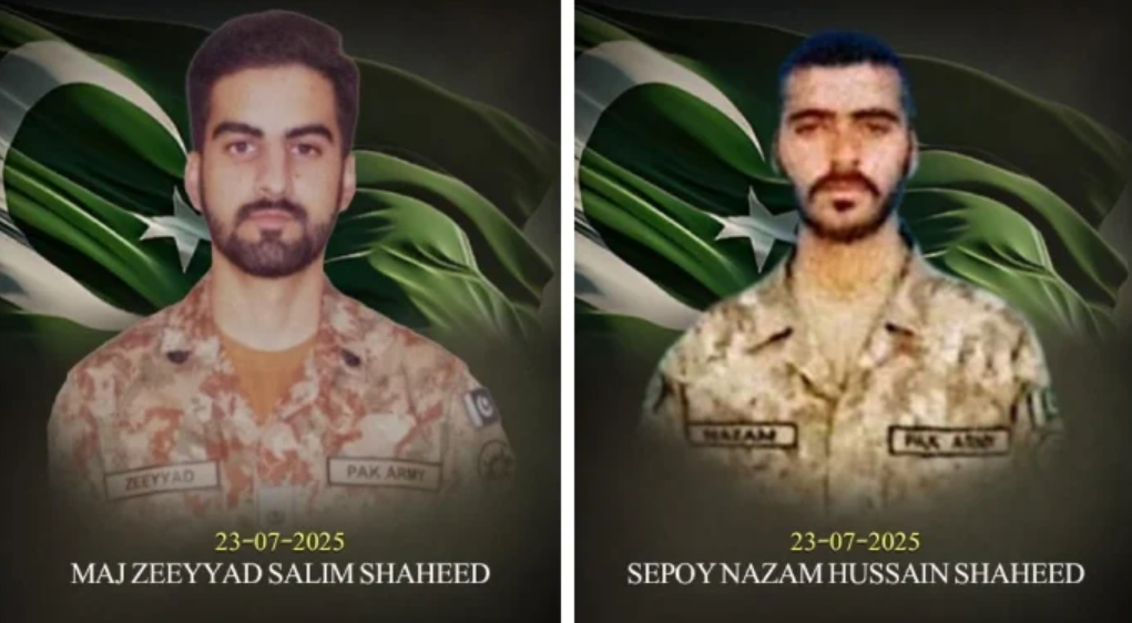Three Fitna al Hindustan Terrorists Killed, Two Soldiers Embrace Martyrdom in Mastung Operation: ISPR Mastung terrorist operation