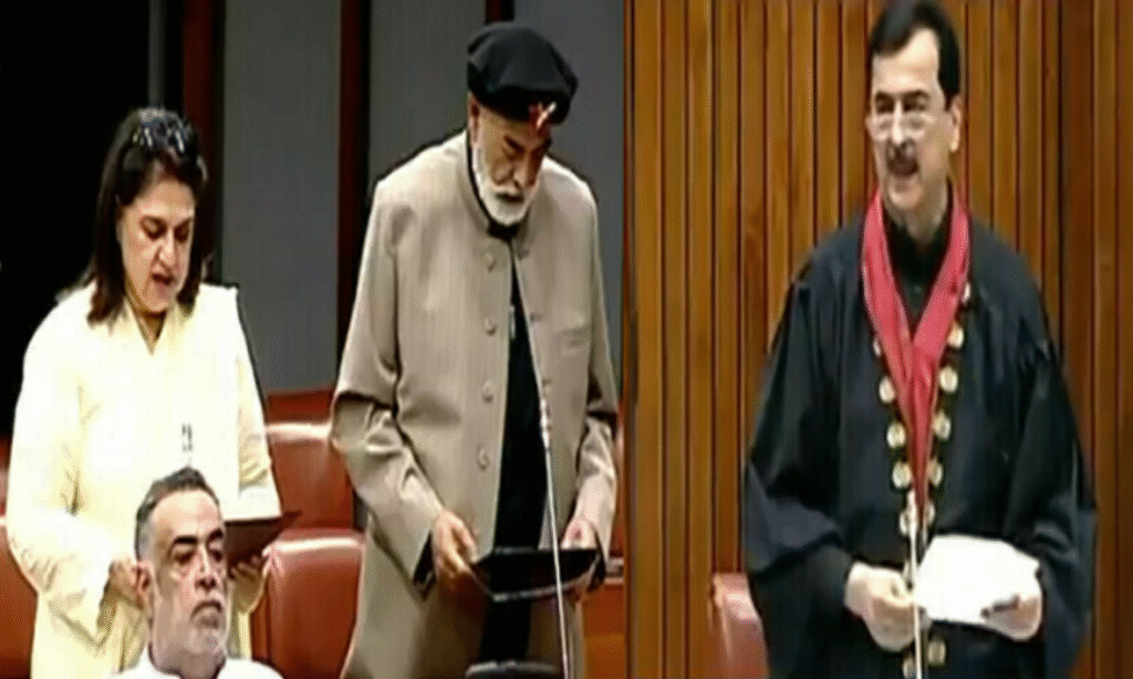 Newly elected senators