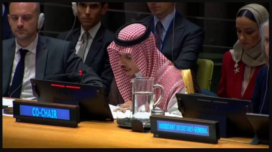 Saudi Arabia and France Lead Global Push for Two-State Solution at UN Conference Two-state solution conference