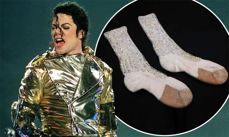 Michael Jackson’s Rhinestone Socks Fetch Over $8,000 at Auction