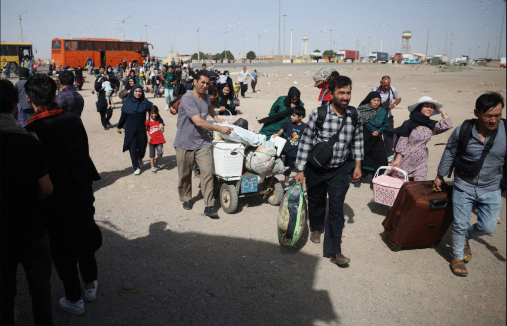 Afghan deportees from Iran