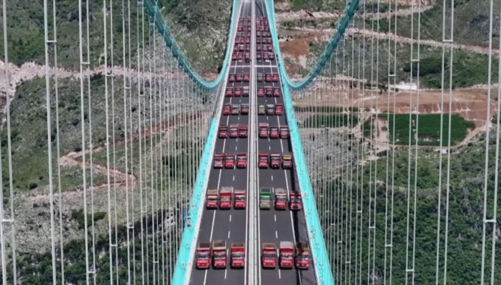 World’s Tallest Bridge in China Passes Load Test Before Grand Opening World’s tallest bridge Huajiang Grand Canyon