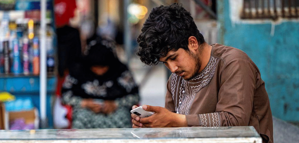 Taliban internet blackout Afghanistan