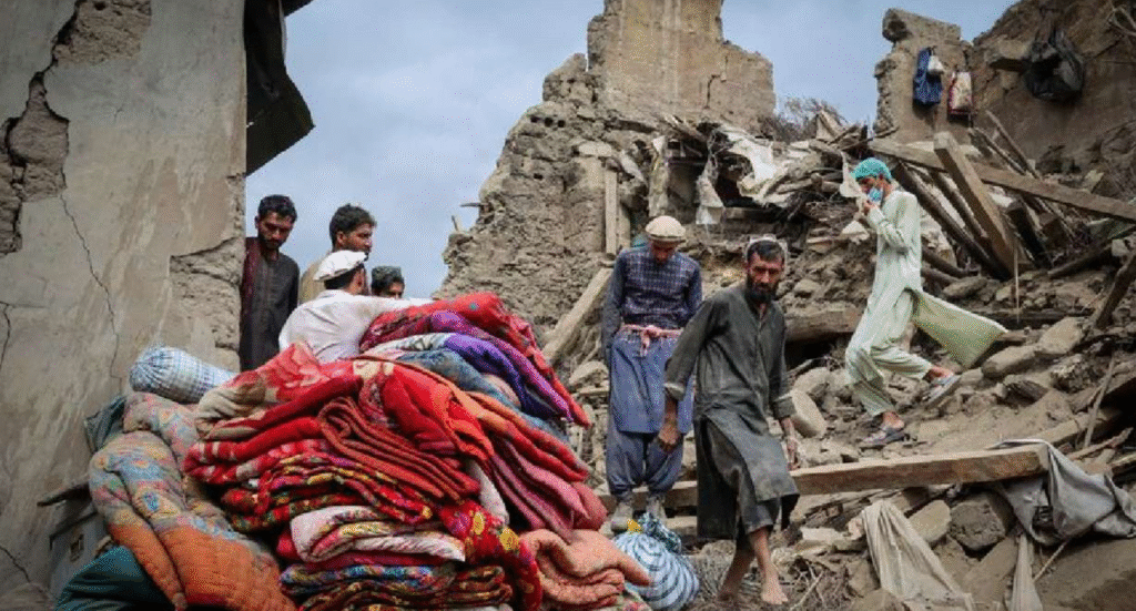 Afghanistan earthquake rescue operations