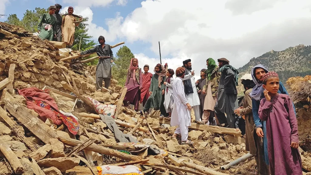 devastating earthquake in Afghanistan