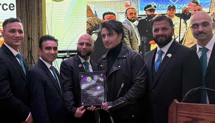 Ali Zafar Honored with Cultural Icon Award by NYPD, PALS