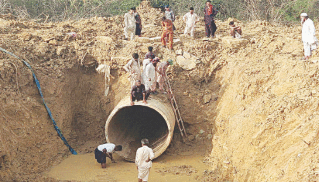 Water Supply Restored to Major Karachi Areas After Urgent 48-Inch Pipeline Repair Karachi water supply restoration