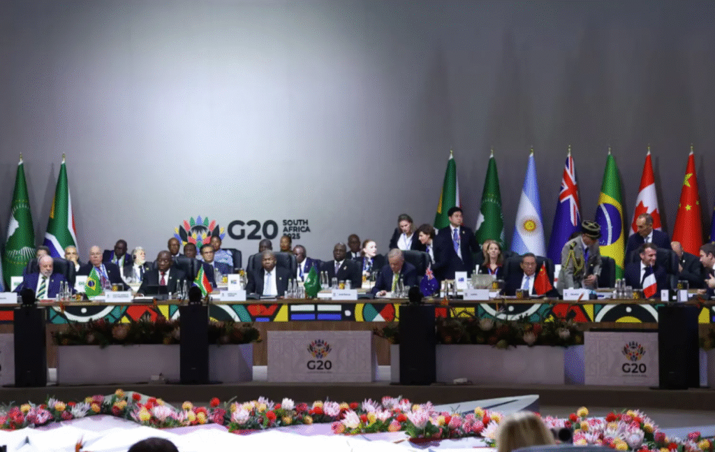 G20 declaration adopted without US support