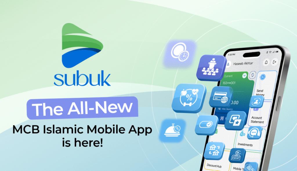 MCB Islamic Bank SUBUK digital banking