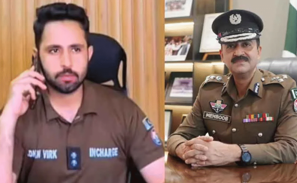 Lahore policeman arrested DIG abuse