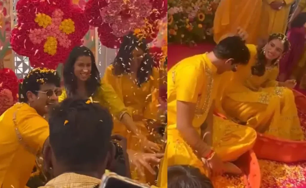 Smriti Mandhana's Haldi Ceremony: Fiancé Palash Muchhal and Jemimah Rodrigues' Adorable Dance Goes Viral