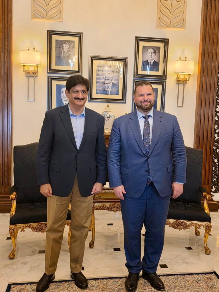 Romanian Ambassador Dr. Dan Stoenescu held an important meeting with CM Sindh to Bolster Economic and Cultural Cooperation