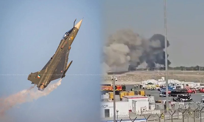 Indian fighter jet’s crash during Dubai Airshow endorses French Commander’s viewpoint Indian fighter jet's crash during Dubai Airshow endorses French Commander's viewpoint. He talked about lack of capability of Indian military
