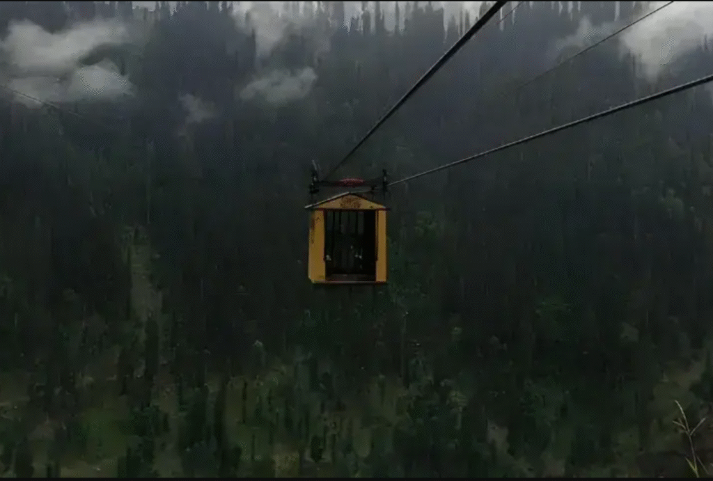 Stranded Mid-Air: Four Miraculously Rescued After Chairlift Stalls in Swat Swat chairlift rescue