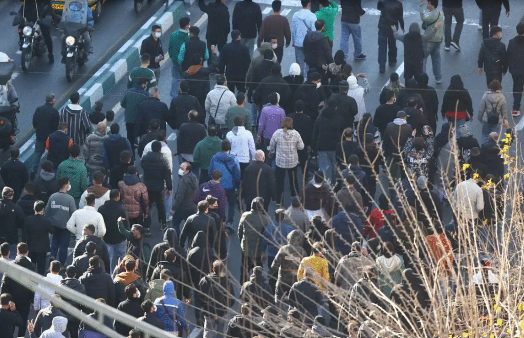 Iran says intelligence agency recovered American weapons from hidden locations, alleges secret networks and foreign direction behind protests