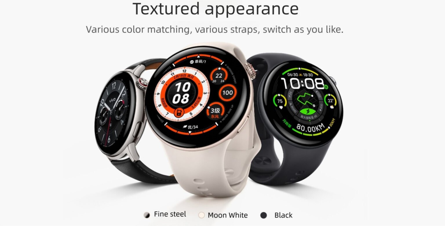 vivo Watch 5 eSIM: Standalone Smartwatch with Health & Fitness Tracking