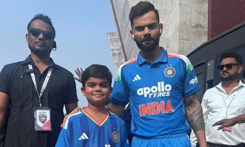 Virat Kohli Meets His Mini Lookalike ‘Little Cheeku’ as Heartwarming Moment Goes Viral