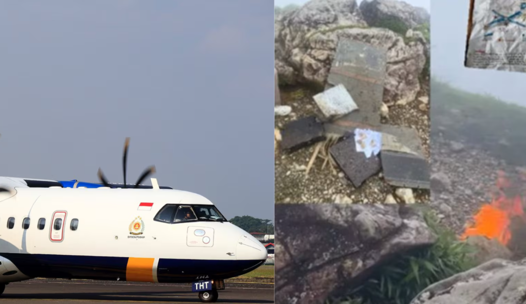Debris Found on Indonesian Mountainside as Search Intensifies for Missing Plane With 11 Onboard missing Indonesian plane