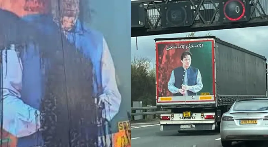 Imran Khan-Themed Truck Vandalised in the UK Ahead of New Year