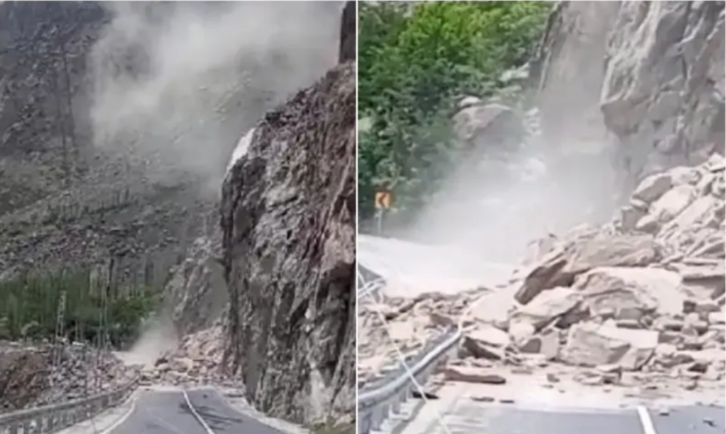 Kohat landslide accident