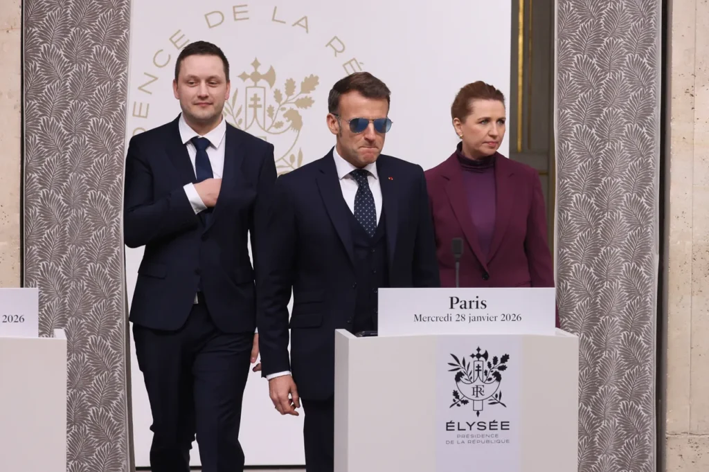 Macron calls Greenland dispute a wake-up call for Europe Macron calls Greenland dispute a wake-up call, urging Europe to boost defence, sovereignty, and reduce reliance on US