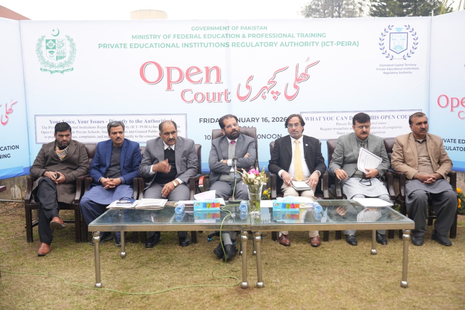 ICT-PEIRA Islamabad open court