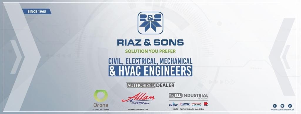Riaz & Sons Islamabad | MEP Engineering, Elevators, Generators & HVAC Services riaz & sons