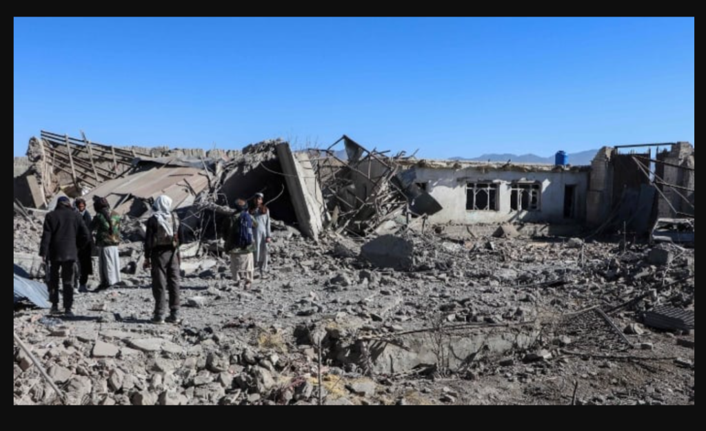 Pakistan Afghan border strikes