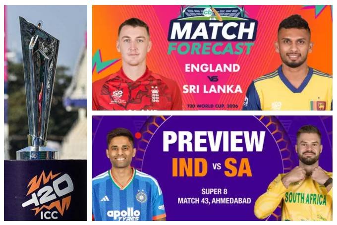 T20WC: Sri Lanka-England, India-South Africa clash in Super-Eight today