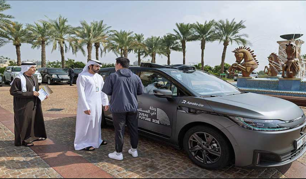 Dubai autonomous RT6 taxis