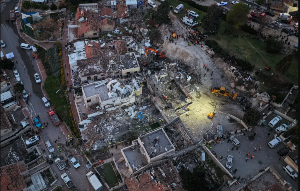 Iran ballistic missile attack on Israel